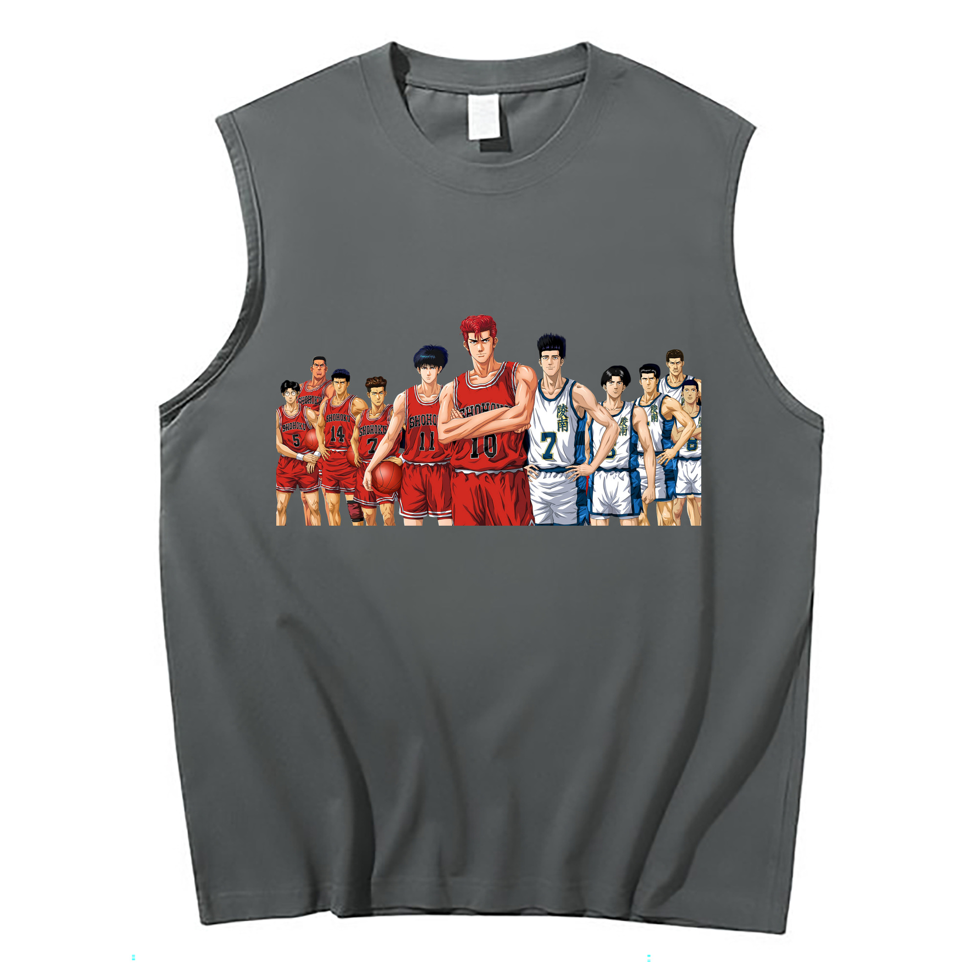 （画像用） SLAM DUNK／スラムダンク コットン100％タンクトップ（フロントプリント）